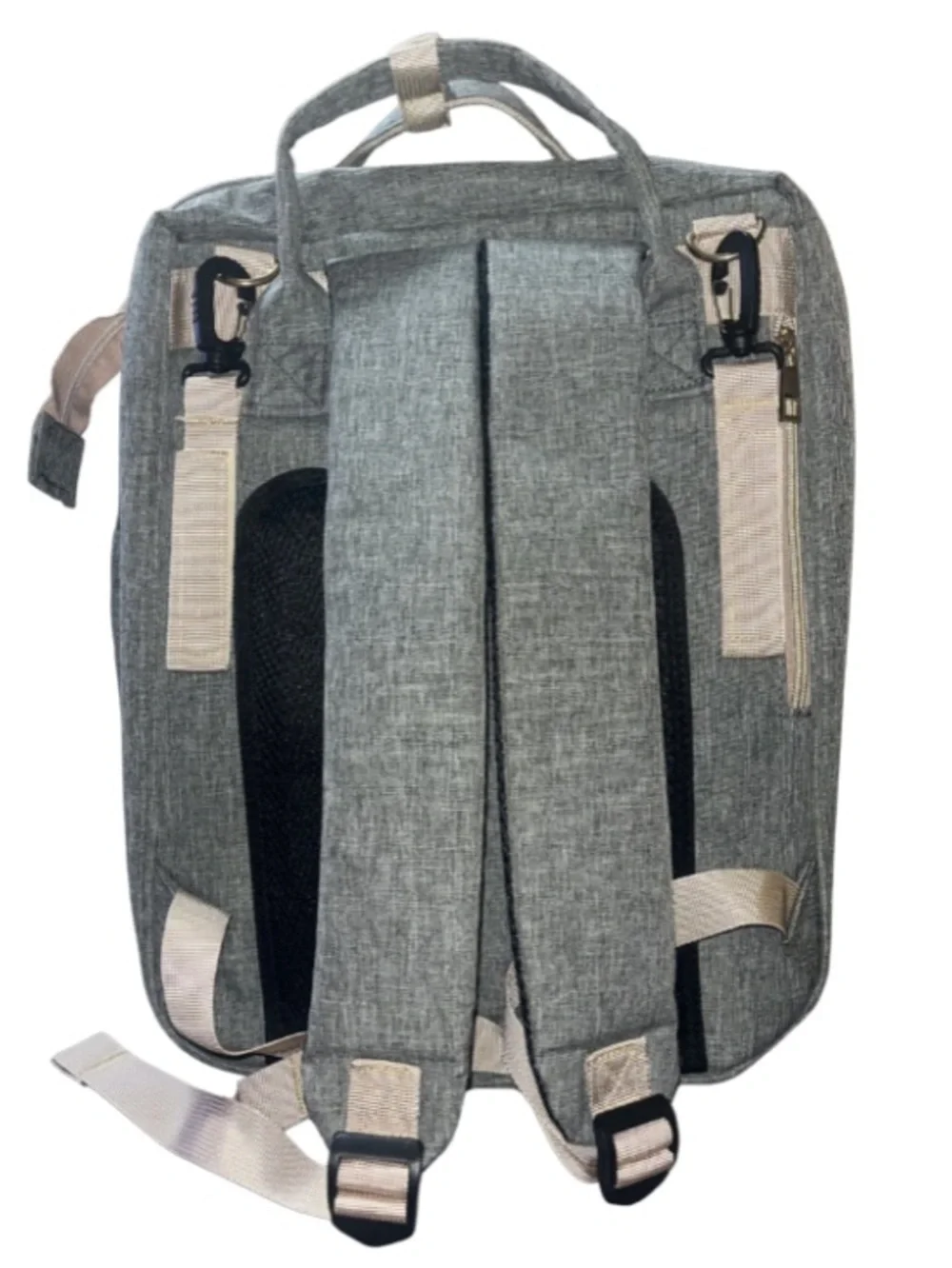 3-in-1 Multifunctional Diaper
Backpack w/Foldable
Changing Station Heather Grey - Picture 7 of 7